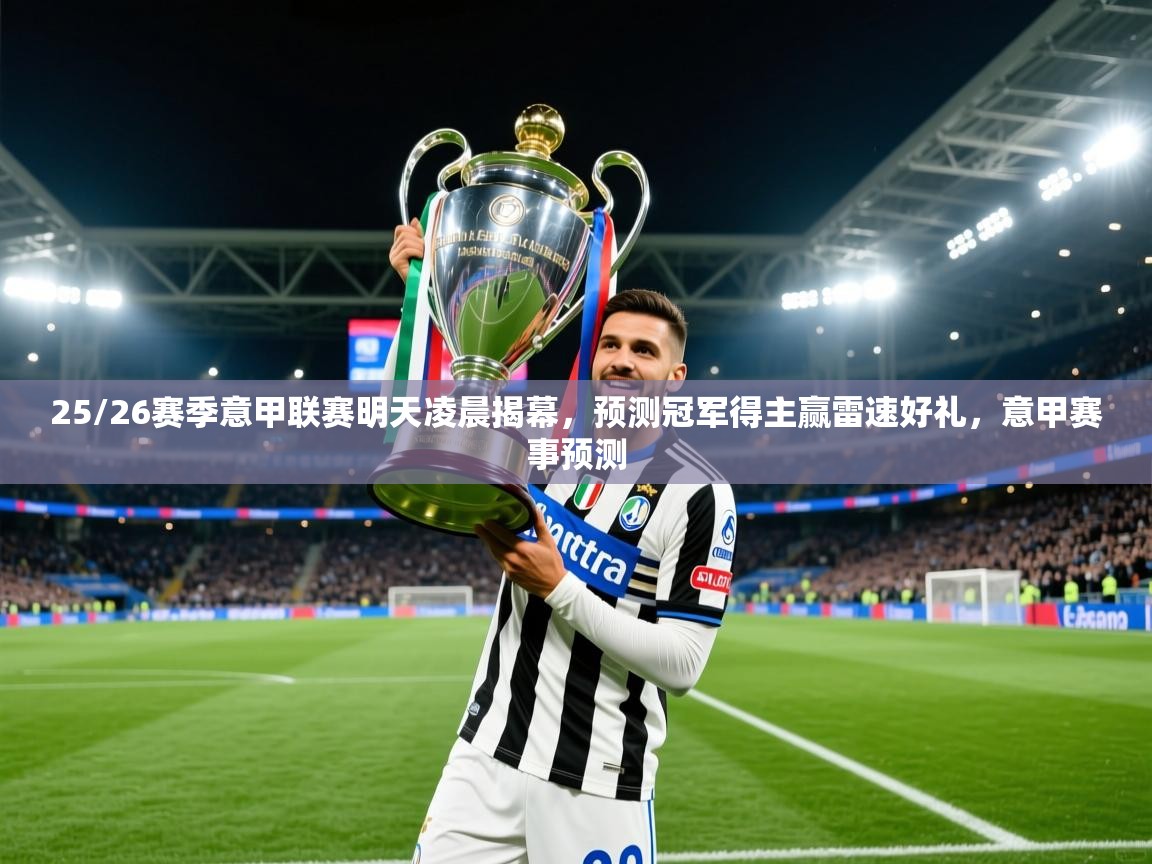 2025火狐体育论坛25/26赛季意甲联赛明天凌晨揭幕,预测冠军得主赢雷速好礼,意甲赛事预测 第2张