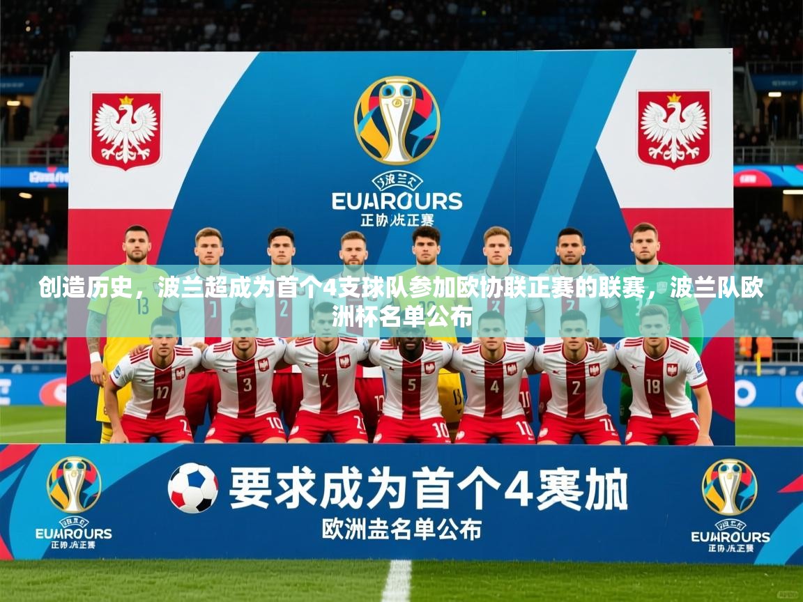 2025火狐体育直播平台创造历史,波兰超成为首个4支球队参加欧协联正赛的联赛,波兰队欧洲杯名单公布 第1张